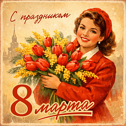 С праздником 8 марта! 
