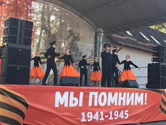 Областной стрелковый клуб ДОССАФ России по Калининградской области  принял участие в патриотическом городском мероприятии, посвященного 78-й годовщине Победы в Великой Отечественной войне 1941-1945 годов